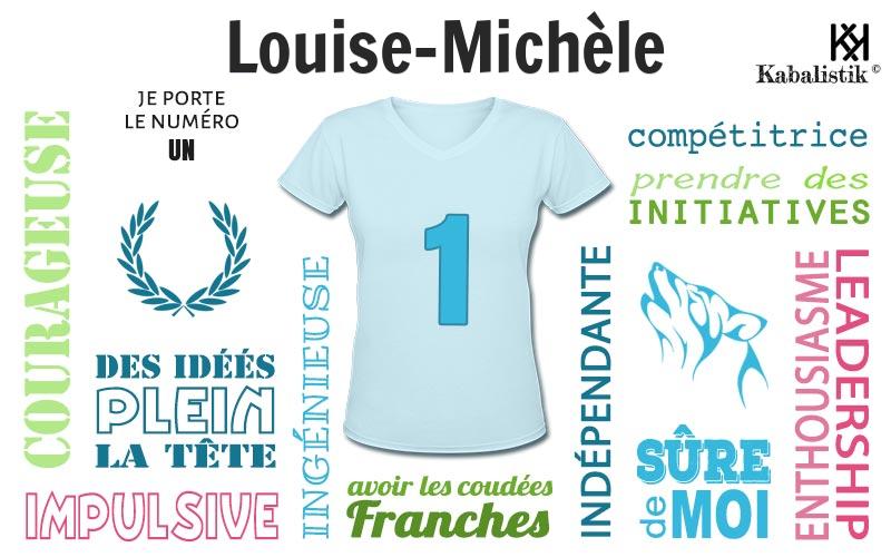La signification numérologique du prénom Louise-Michèle