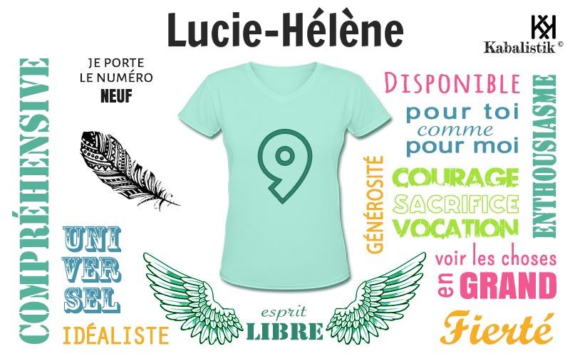 La signification numérologique du prénom Lucie-Hélène