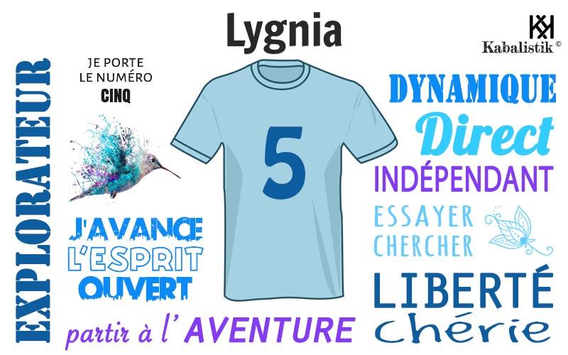 La signification numérologique du prénom Lygnia
