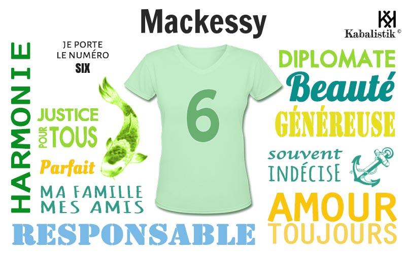 La signification numérologique du prénom Mackessy