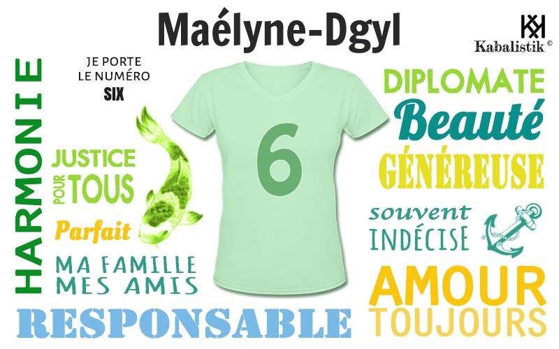 La signification numérologique du prénom Maélyne-Dgyl