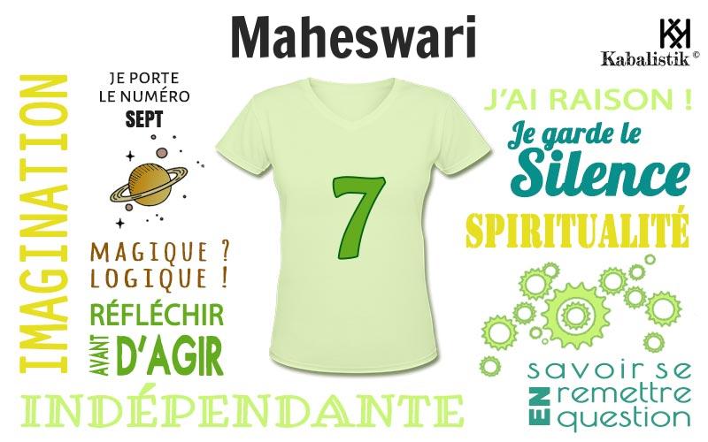 La signification numérologique du prénom Maheswari