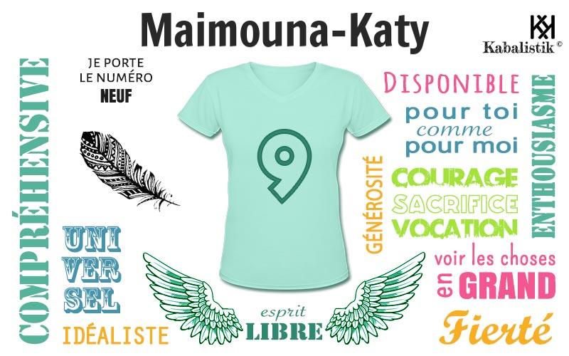 La signification numérologique du prénom Maimouna-Katy