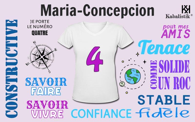 La signification numérologique du prénom Maria-Concepcion