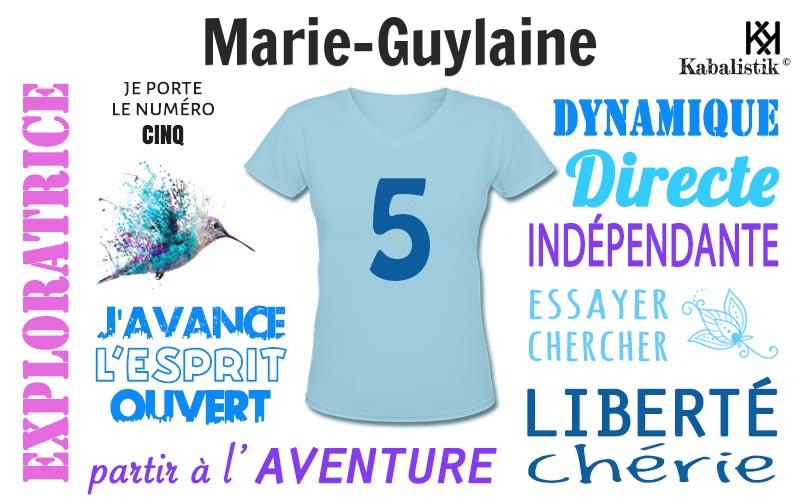La signification numérologique du prénom Marie-Guylaine