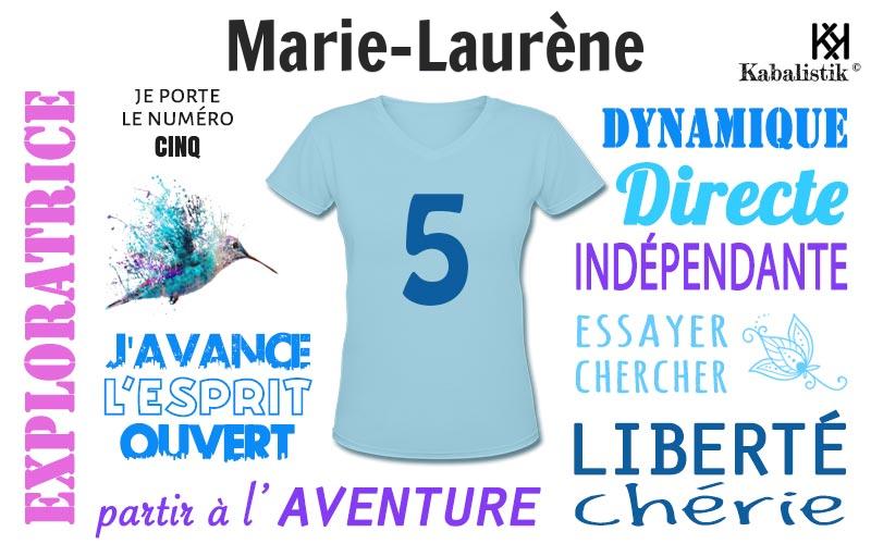 La signification numérologique du prénom Marie-Laurène