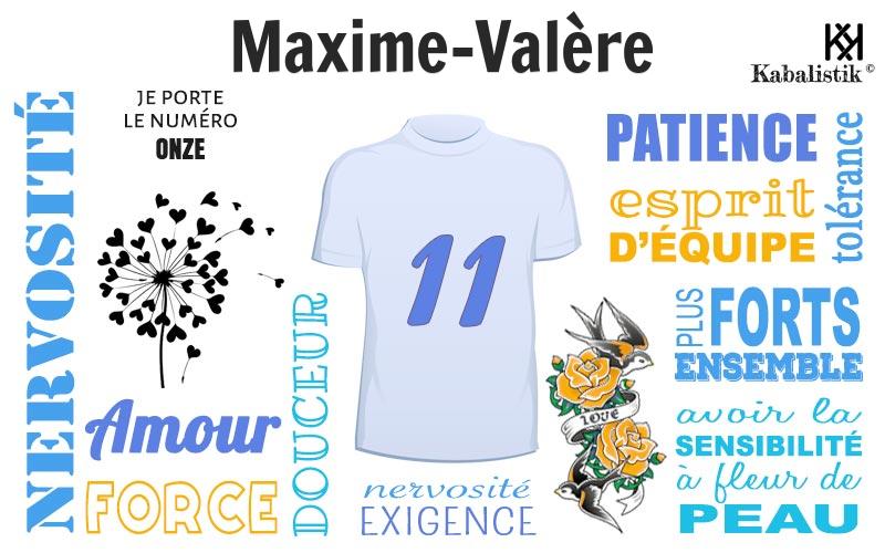 La signification numérologique du prénom Maxime-Valère