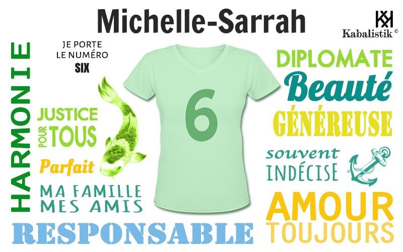 La signification numérologique du prénom Michelle-Sarrah