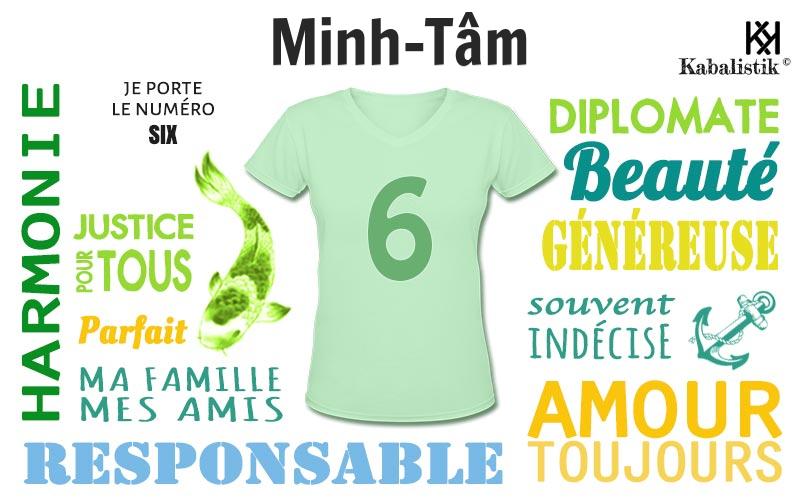 La signification numérologique du prénom Minh-Tâm