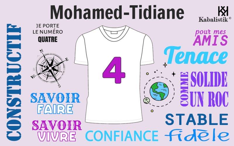 La signification numérologique du prénom Mohamed-Tidiane