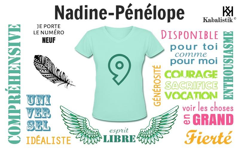 La signification numérologique du prénom Nadine-Pénélope