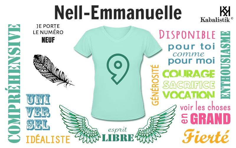 La signification numérologique du prénom Nell-Emmanuelle