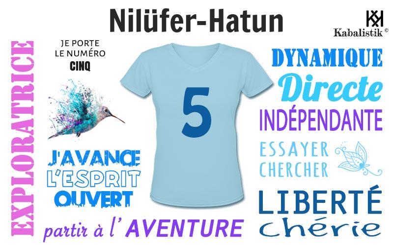 La signification numérologique du prénom Nilüfer-Hatun