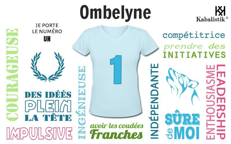 La signification numérologique du prénom Ombelyne