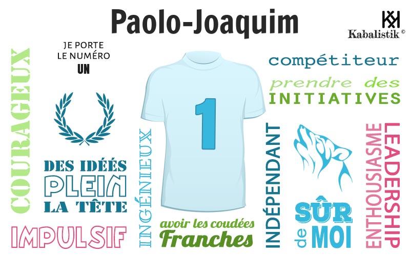 La signification numérologique du prénom Paolo-Joaquim