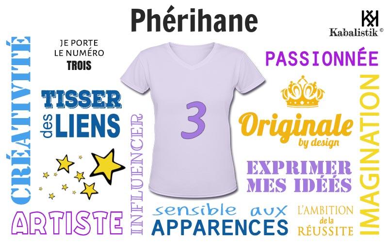 La signification numérologique du prénom Phérihane