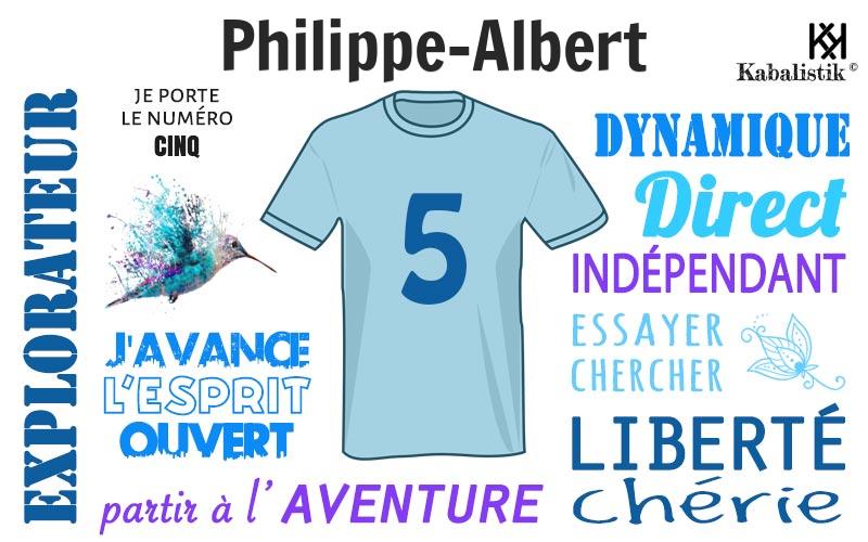 La signification numérologique du prénom Philippe-Albert