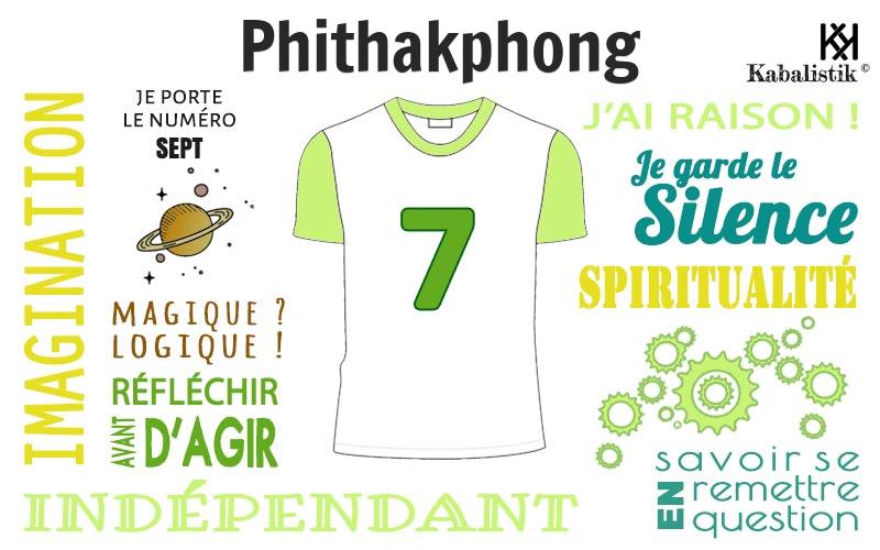 La signification numérologique du prénom Phithakphong