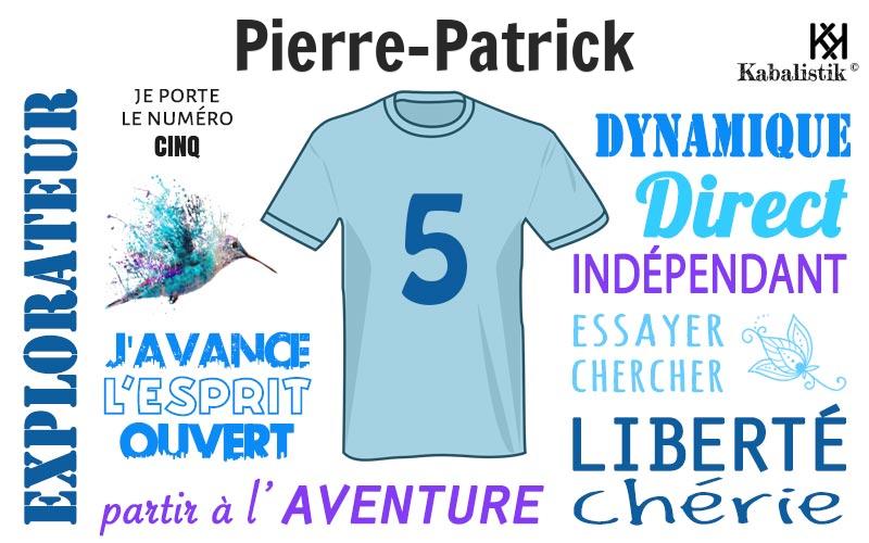 La signification numérologique du prénom Pierre-Patrick