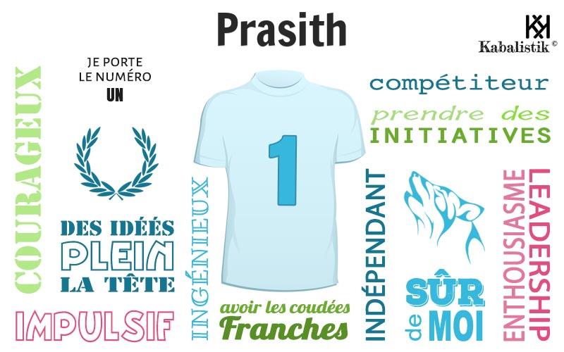 La signification numérologique du prénom Prasith