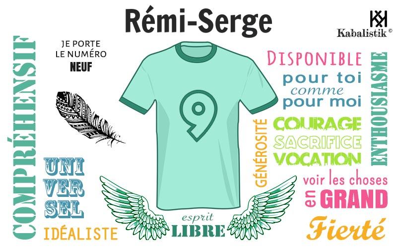 La signification numérologique du prénom Rémi-Serge