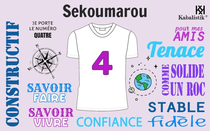 La signification numérologique du prénom Sekoumarou