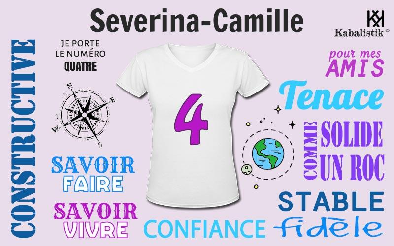 La signification numérologique du prénom Severina-Camille