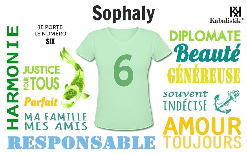 La signification numérologique du prénom Sophaly