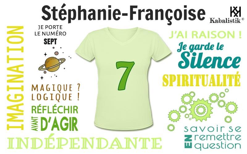 La signification numérologique du prénom Stéphanie-Françoise