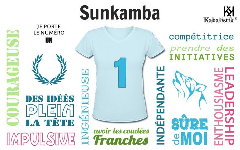 La signification numérologique du prénom Sunkamba