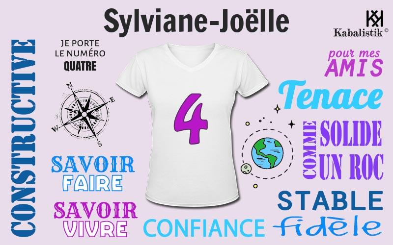 La signification numérologique du prénom Sylviane-Joëlle