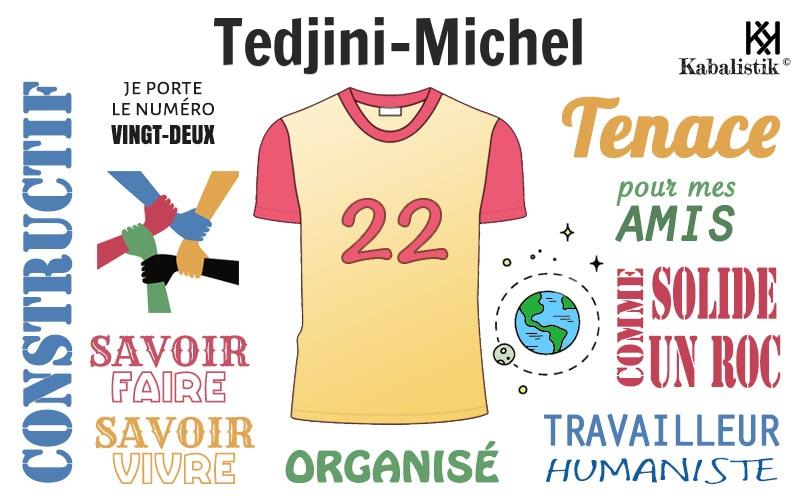 La signification numérologique du prénom Tedjini-Michel