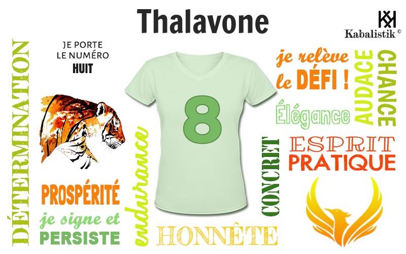 La signification numérologique du prénom Thalavone