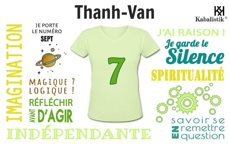 La signification numérologique du prénom Thanh-Van