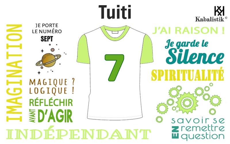 La signification numérologique du prénom Tuiti