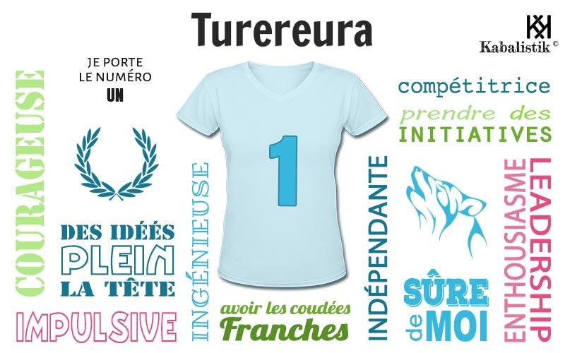 La signification numérologique du prénom Turereura