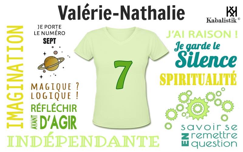 La signification numérologique du prénom Valérie-Nathalie