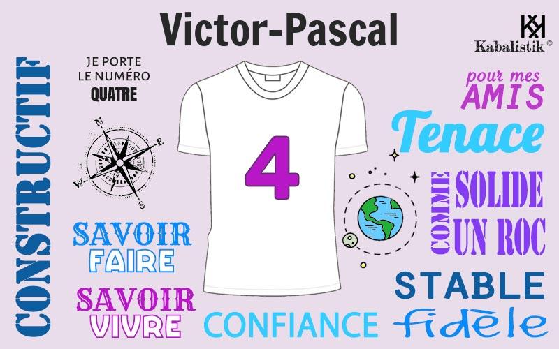 La signification numérologique du prénom Victor-Pascal