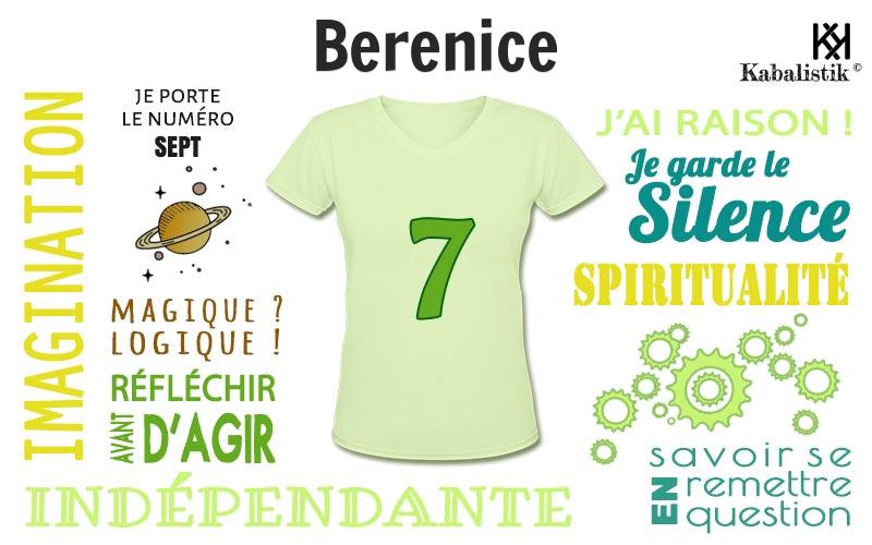 La signification numérologique du prénom Berenice