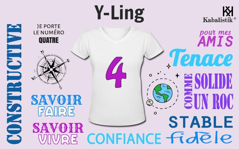 La signification numérologique du prénom Y-Ling