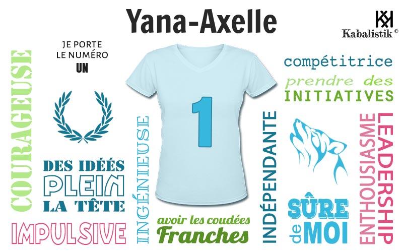 La signification numérologique du prénom Yana-Axelle