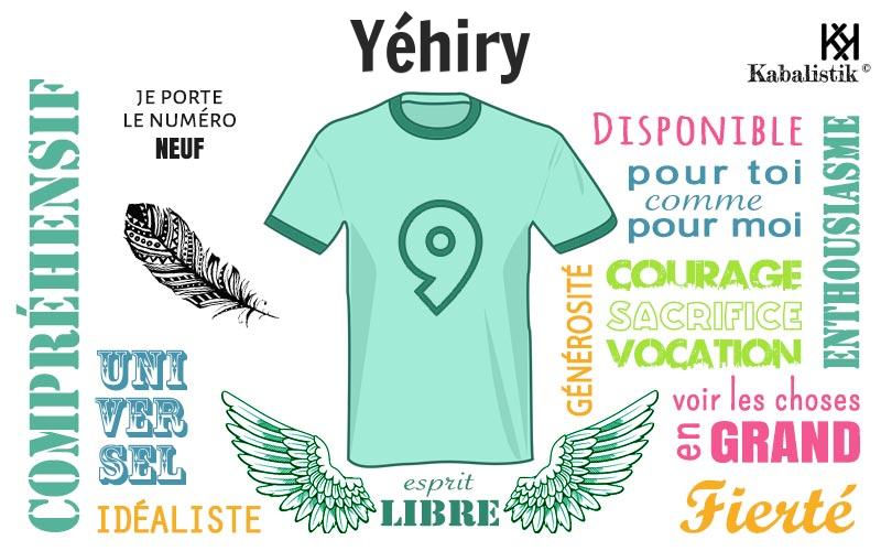 La signification numérologique du prénom Yéhiry