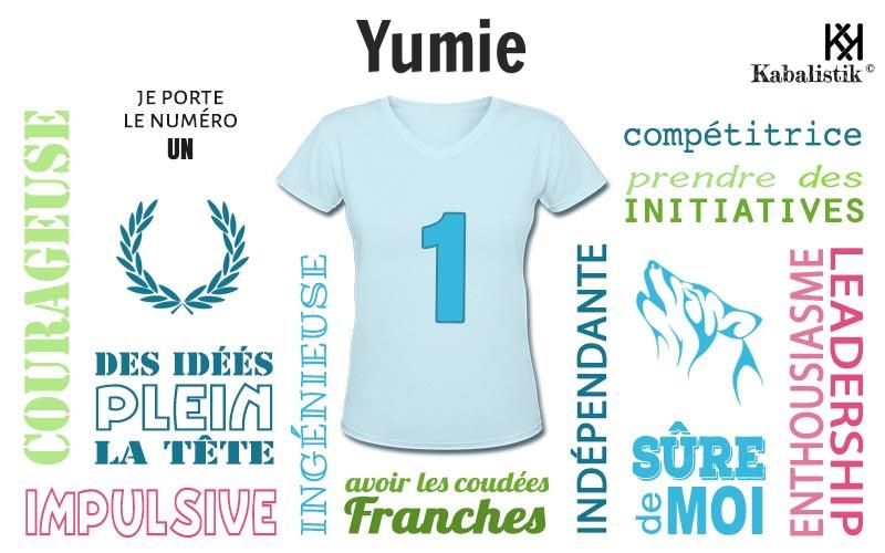 La signification numérologique du prénom Yumie