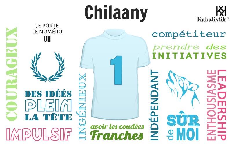 La signification numérologique du prénom Chilaany