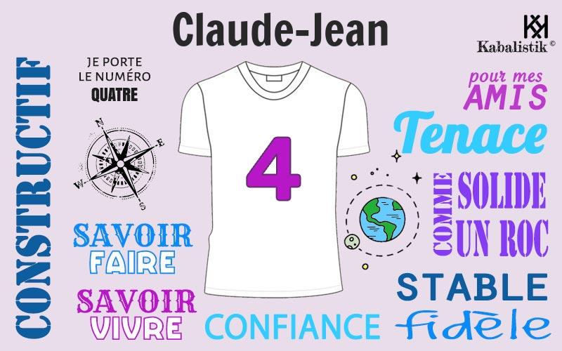 La signification numérologique du prénom Claude-jean